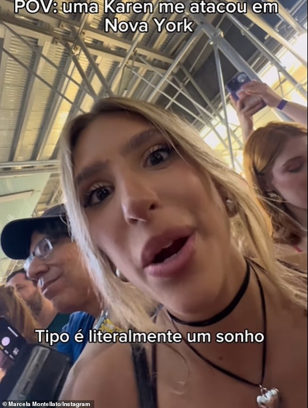 Brazilian influencer Marcela Montellato confronted a New York City woman who told her to go back to Brazil when she became angry because the 23-year-old content creator was being too loud and screaming in excitement ahead of Blake Lively's arrival at a movie premiere