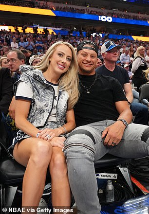 Brittany Mahomes and Patrick Mahomes