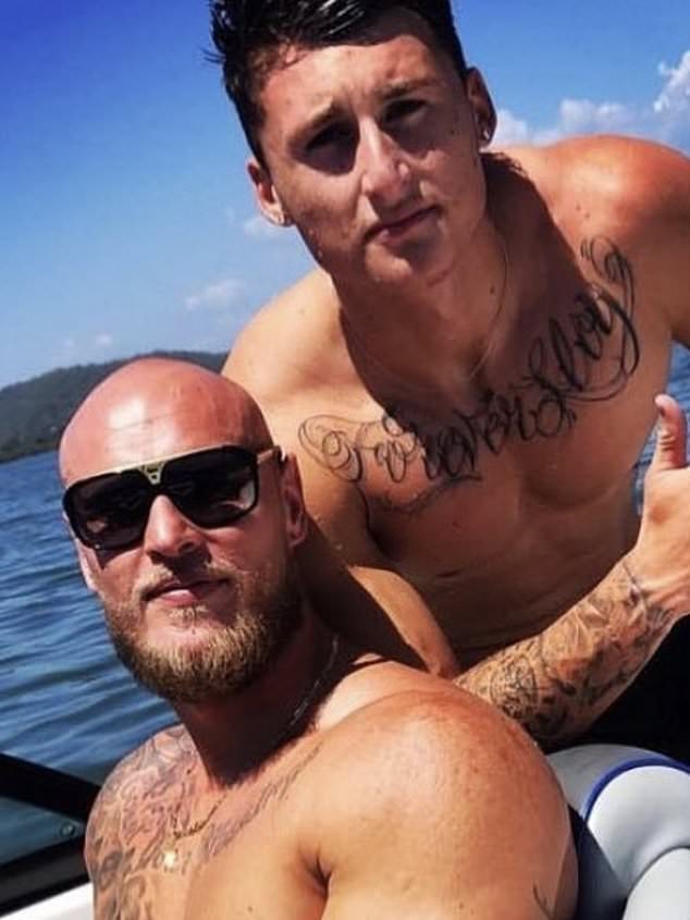 Troy Xerri (left) with his brother, NRL star Bronson Xerri. Photo: Instagram