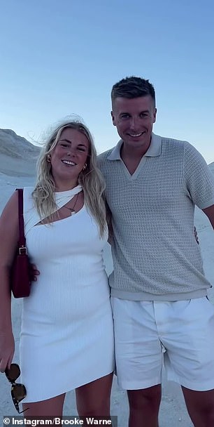 Brooke Warne sent fans into meltdown earlier this month after sharing a lovey-dovey moment with her long-term boyfriend Alex Heath