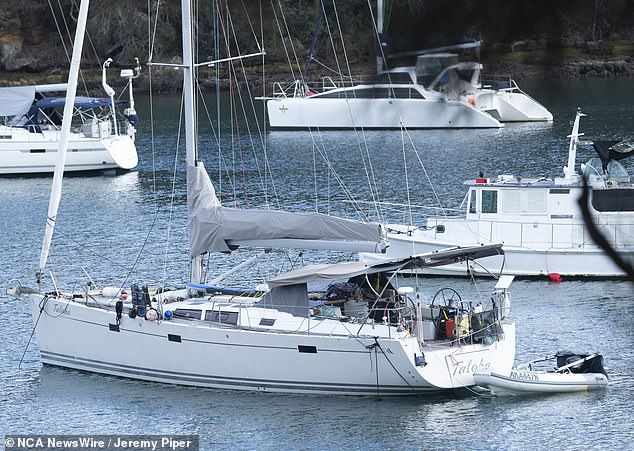 A friend of Mr Ray and his on-again, off-again lover, Lixin Wang, were found on his boat - Taloha (pictured) - after the pair had not been heard from since Monday