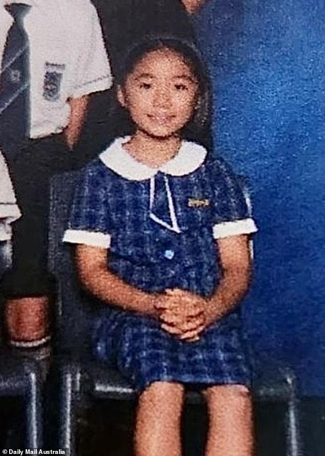 A photo has surfaced of Sophie Wang (pictured) smiling for a school yearbook photo after her death