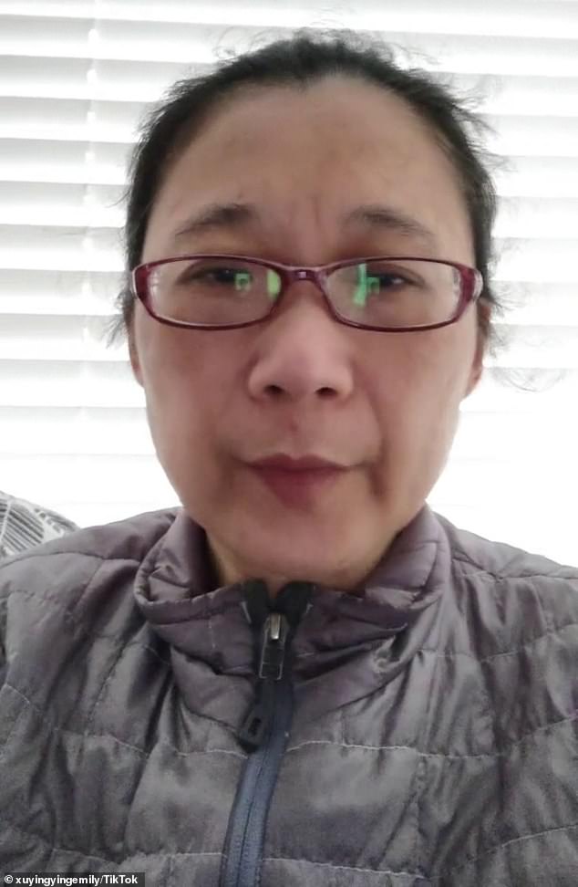 Sophie's 46-year-old mother, Yingying Xu (pictured), was arrested on a nearby street just before 10:30 p.m. and later charged with murder