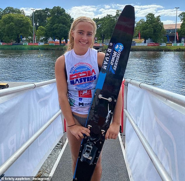 Water skiing champion Kristy Appleton, 17, is lucky to be alive after being misdiagnosed with meningococcal disease