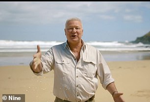 The Block: Island promised to build a 'tropical paradise' on the 'idyllic' Phillip Island, just a few hours south of Melbourne. Pictured: Presenter Scott Cam