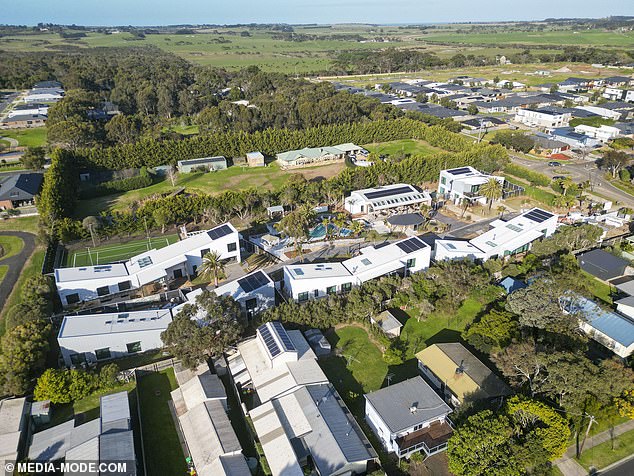 Daily Mail Australia gained access to the construction site on Thursday, expecting to see a 