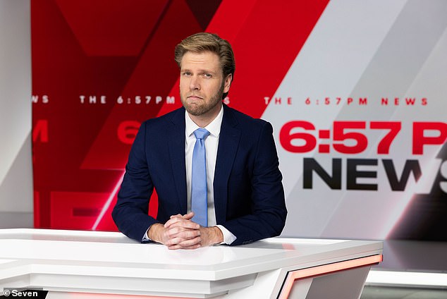 Channel Seven comedian Mark Humphries (pictured) has emerged to hit back at his critics. The 31-year-old comedian has been criticised for his weekly satirical 'bulletin' which rounds off Seven's news on Friday nights