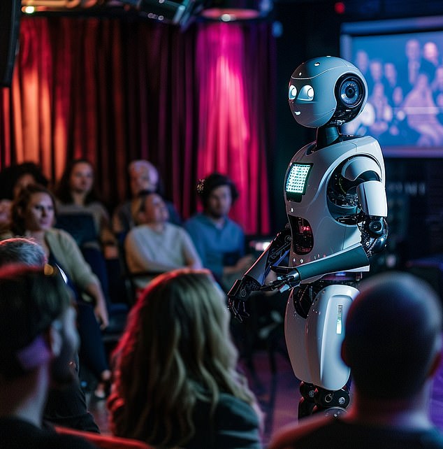 Are robots funnier than humans? (Rob Waugh/Midjourney)