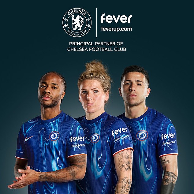 Raheem Sterling starred in a Chelsea sponsorship campaign with Millie Bright and Enzo Fernandez