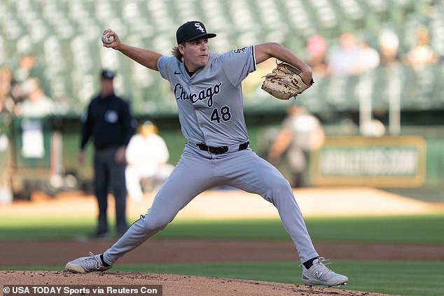 Rookie White Sox pitcher Jonathan Cannon won for the first time in seven games on Tuesday