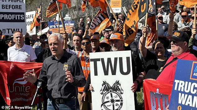 TWU national secretary Michael Kaine said it was time for Aldi to have proper conversations with workers