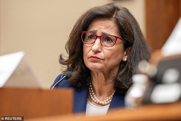 Columbia University President Minouche Shafik blamed the significant toll my family had to pay on her decision to resign effective immediately