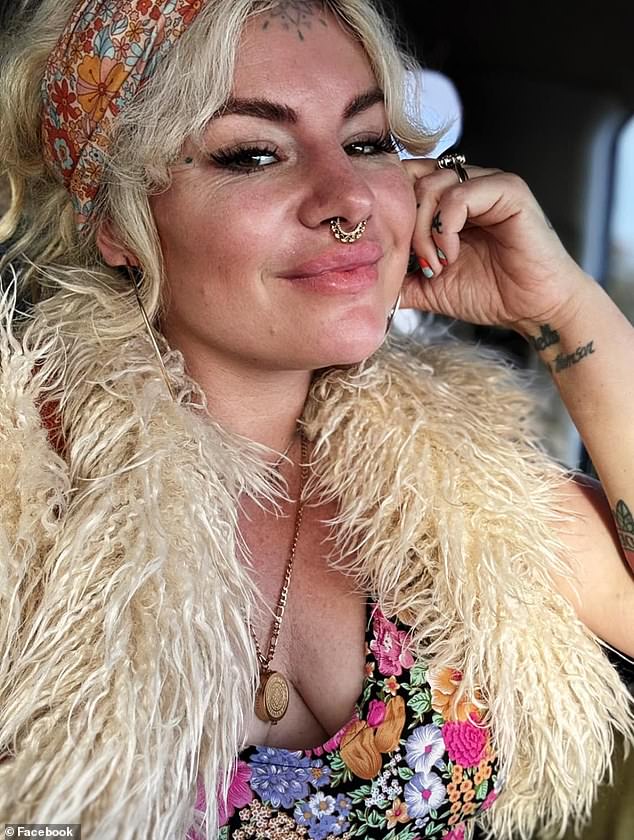 Constance Hall, 40, (pictured) has been forced to issue a stern warning to fans after placing her online fashion business Queen The Label into voluntary administration