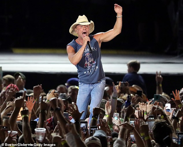 Kenny Chesney performs at Gillette Stadium in Foxborough, Massachusetts in August 2018. He returned to the stadium for the concert on August 24