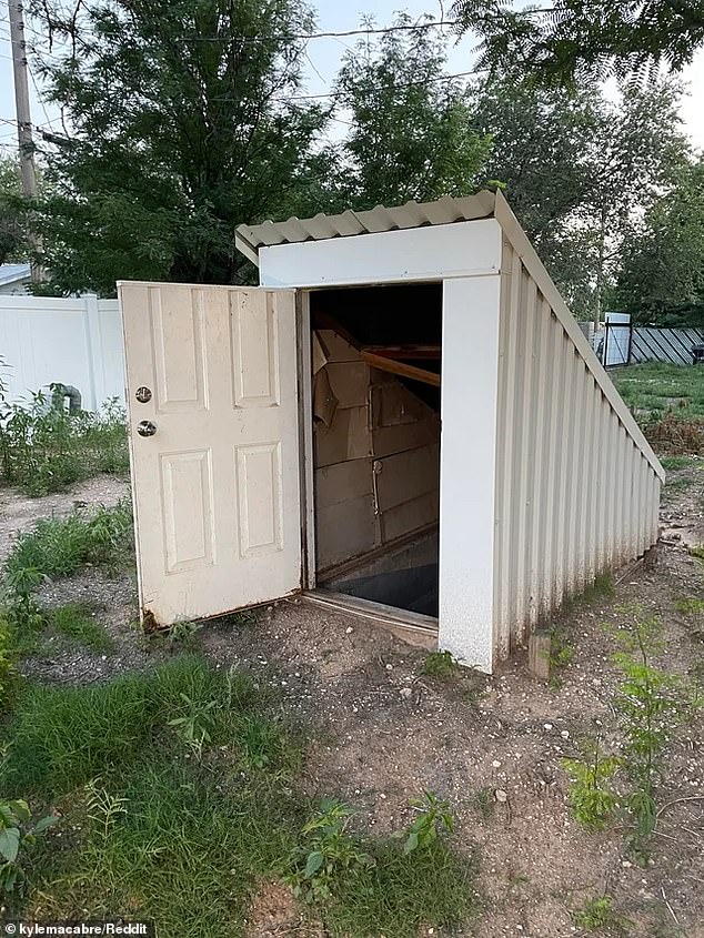 A New Mexico couple discovered a horror movie twist when they moved into their new home