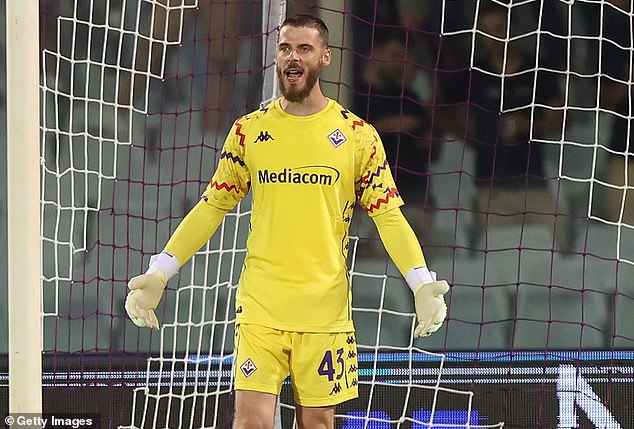 David de Gea endured a nightmare start to life at Fiorentina, conceding twice in the first 12 minutes