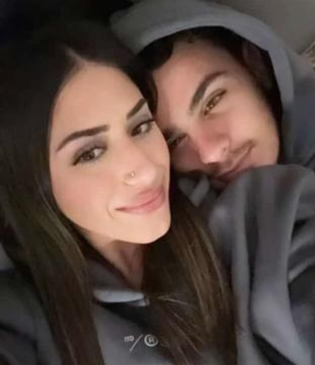 Davide Pollina (right) was planning to propose to his girlfriend Sylvana Kassab (left)