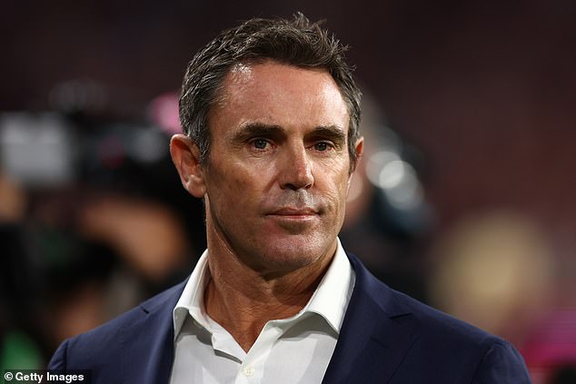 Brad Fittler won't pressure his son to choose one football code over another, declaring: 'I'm just happy he's enjoying himself'