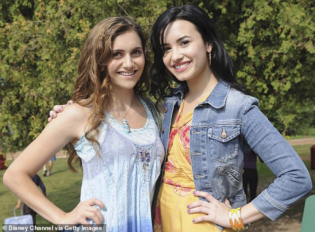 Demi Lovato (right) and Alyson Stoner (left) have revealed how they ended their feud, which dates back to their 2010 Disney Channel film Camp Rock 2: The Final Jam