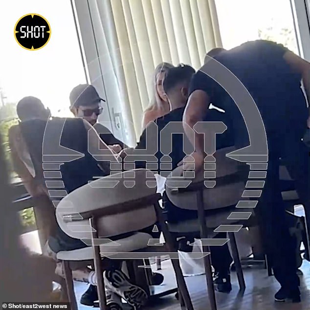 A video shows her sitting next to Durov at the fashionable Shore House Baku restaurant on the Caspian Sea, revealed by Russian news outlet SHOT