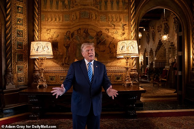 Donald Trump spoke to DailyMail.com at his Mar-a-Lago home on Wednesday, discussing his campaign, policies and coming to terms with life after being shot by a would-be assassin