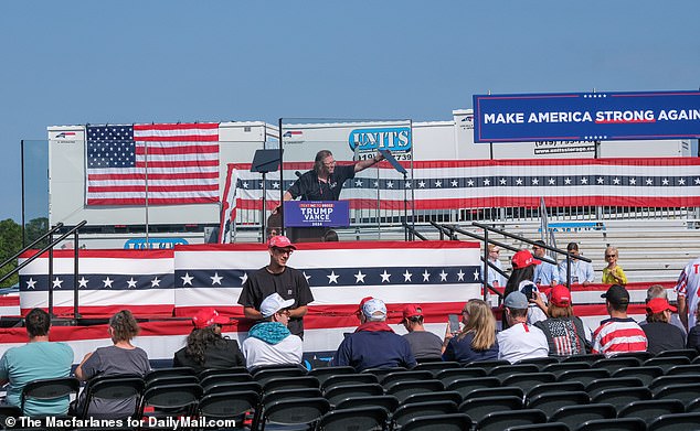 Donald Trump will hold his first outdoor rally since being shot on Wednesday, but will deliver his speech from behind bulletproof glass