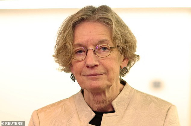 Hawk: Catherine Mann (pictured) was one of four members of the Bank's nine-member Monetary Policy Committee who voted this month to leave rates unchanged