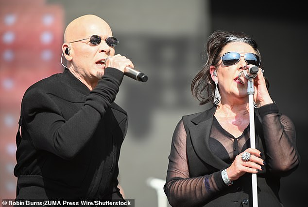 An iconic 1980s pop band looked completely unrecognisable as they performed at a festival in Sheffield, 43 years after they released their worldwide hit