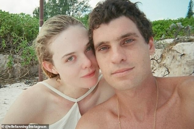 Elle Fanning paid tribute to her boyfriend Gus Wenner on his 34th birthday on Saturday by sharing rare photos with the Rolling Stone CEO