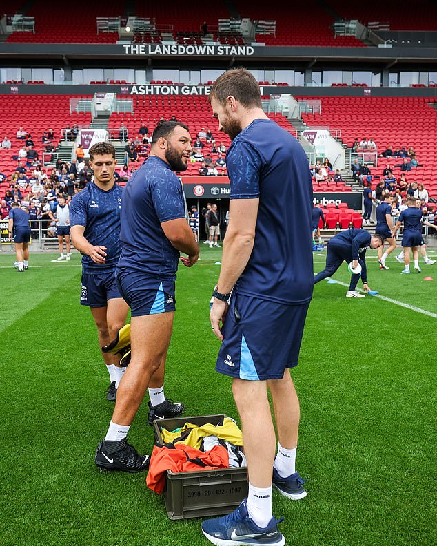 Bristol Bears star Ellis Genge is the first player to try out NFL boots in rugby