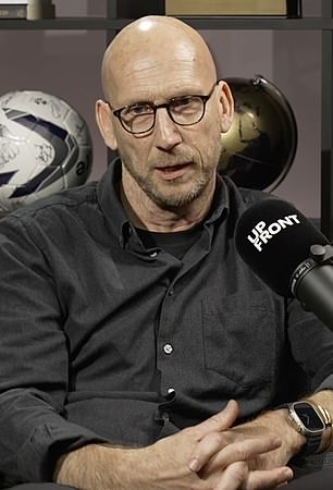 Jaap Stam (pictured) has called for Erik ten Hag to leave Man United ahead of the new Premier League season