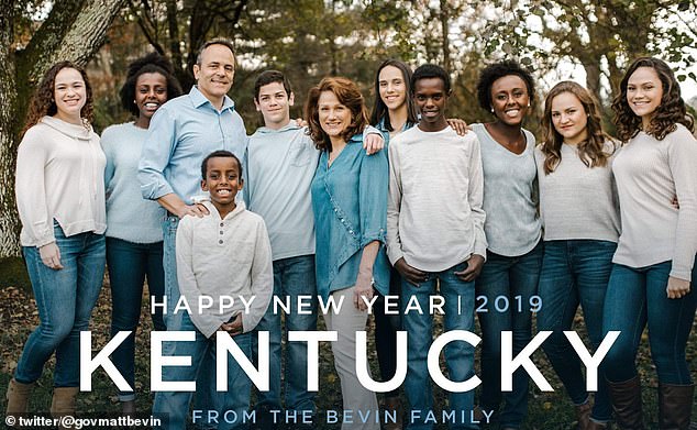 The adopted son of former Kentucky Gov. Matt Bevin says he was abandoned in Jamaica after being rescued from a school accused of abusing its students.