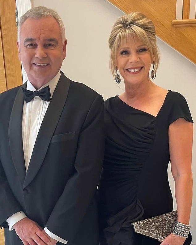 The ex-husband of Eamonn Holmes' new girlfriend Katie Alexander has broken his silence on his ex-wife's new relationship (Eamonn and estranged wife Ruth Langsford pictured)