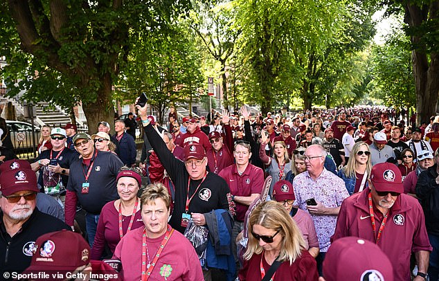 Florida State fans travelling to Ireland reportedly drank Aviva Stadium dry