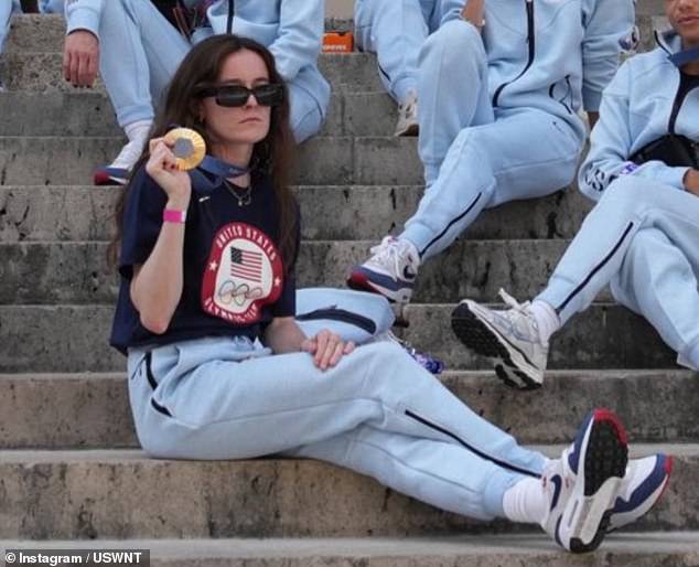 Several players, including Rose Lavelle, looked expressionless into the camera