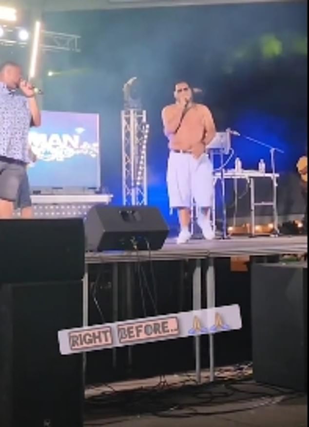 The artist, real name Isaac Freeman III, collapsed on stage at Hamden Town Center Park, Connecticut, on Friday after suffering a medical emergency that was caught on camera.