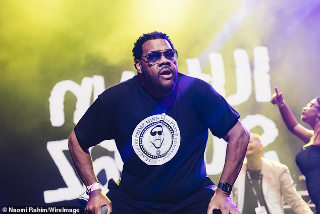 Just hours before his sudden passing at the age of 53, Fatman Scoop celebrated the release of a new single, only to tragically collapse on stage later that evening; (photo November 2023)