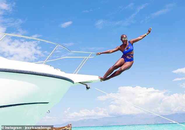 As for her smart travel tips, Jessica has a collection up her sleeve. Pictured here, she enjoys sailing the azure waters around Haiti