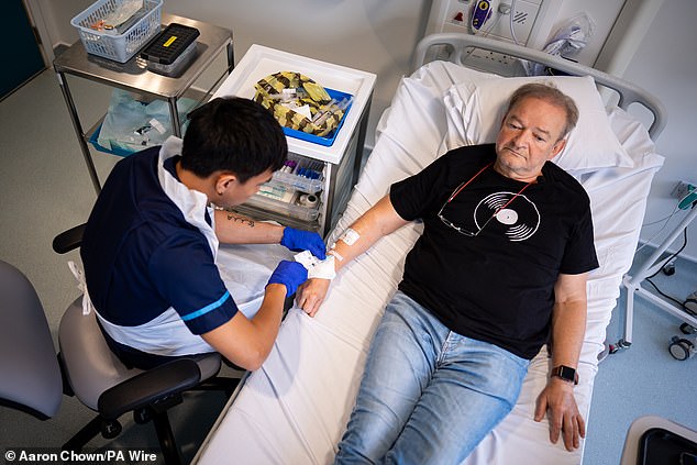 Janusz Racz from London was given the heartbreaking diagnosis in May that he had just four to five months to live after the disease was discovered during a colonoscopy