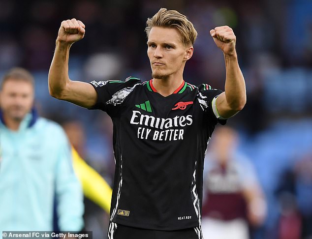 Arsenal captain Martin Odegaard is at the peak of his career and is reaching his full potential