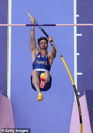 The 21-year-old attempted his jump of 5.70 meters