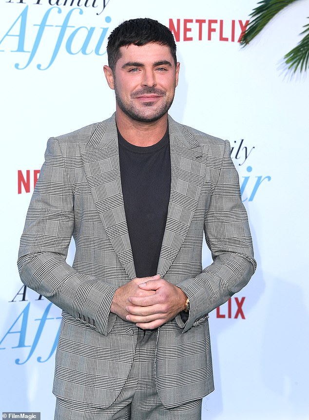 Zac Efron has insisted he is 'happy and healthy' after spending the weekend in hospital. It's not the first time Zac has been in the news for his physical health (pictured in June)