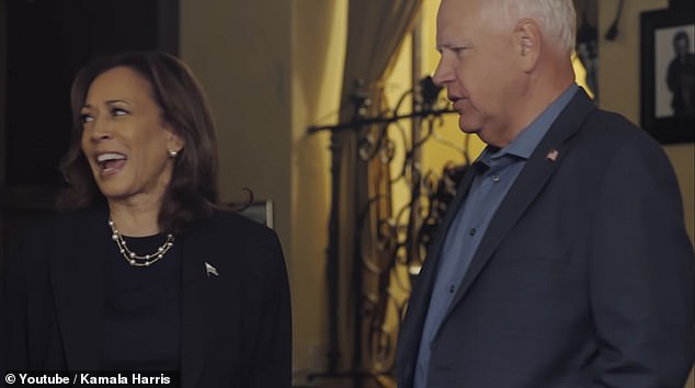 Kamala Harris laughed out loud when her VP pick Tim Walz confessed his culinary conservatism: 'I have tacos for white men,' he told her