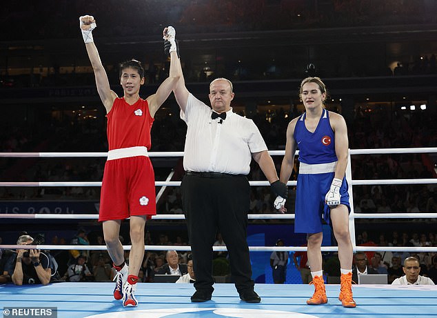 Lin Yu-ting defeated Turkey's Esra Yildiz Kahraman to fight for an Olympic gold medal