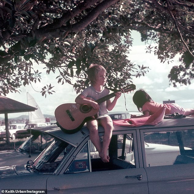 A talented Australian musician who has had a hugely successful career overseas has shared an unrecognisable series of photos with his fans