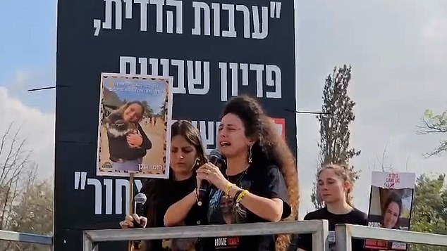 Romi's older sister Yarden calls her sister from the Gaza border