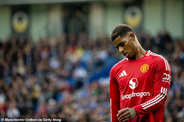 Marcus Rashford has made a disappointing start to his 2024-25 season at Man United