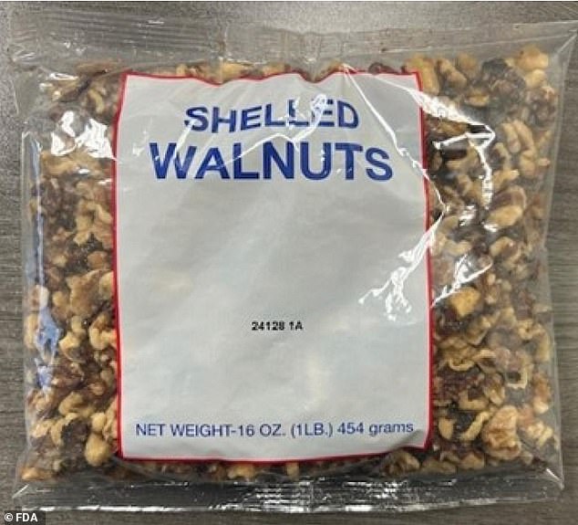 Stutz Packing Company has voluntarily recalled 1 pound packages of its shelled walnuts