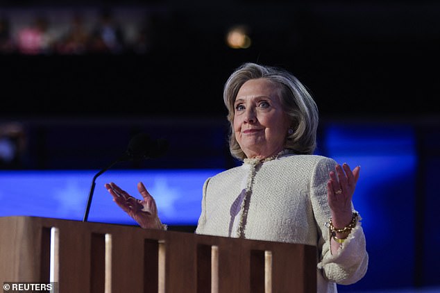 Hillary Clinton gave her former rival, Donald Trump, a taste of his own medicine when she grinned and nodded as she opened the Democratic National Convention audience with a 