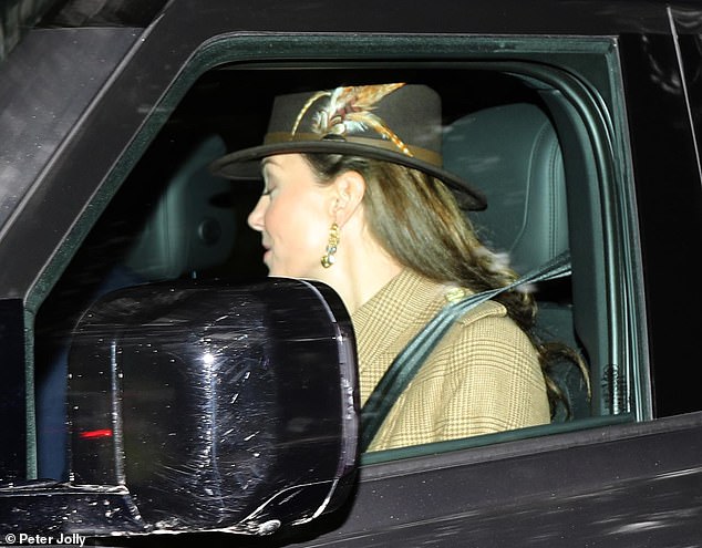 The Princess of Wales joined her husband Prince William, the King and Queen, and the disgraced Prince Andrew today at Crathie Kirk church in Aberdeenshire, Scotland.